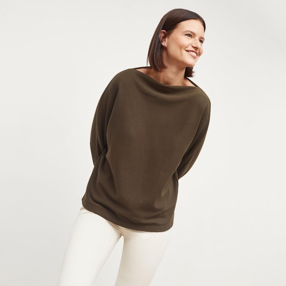 Kristin Pullover - French Terry :: Deep Juniper